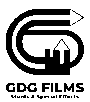 Logo GDG FILMS STUNTS negro